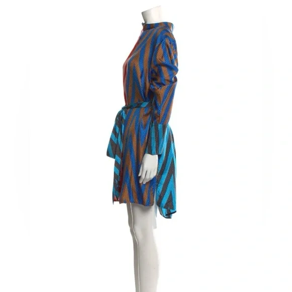 Diane Von Furstenberg 100% silk shirtdress - Picture 3 of 4